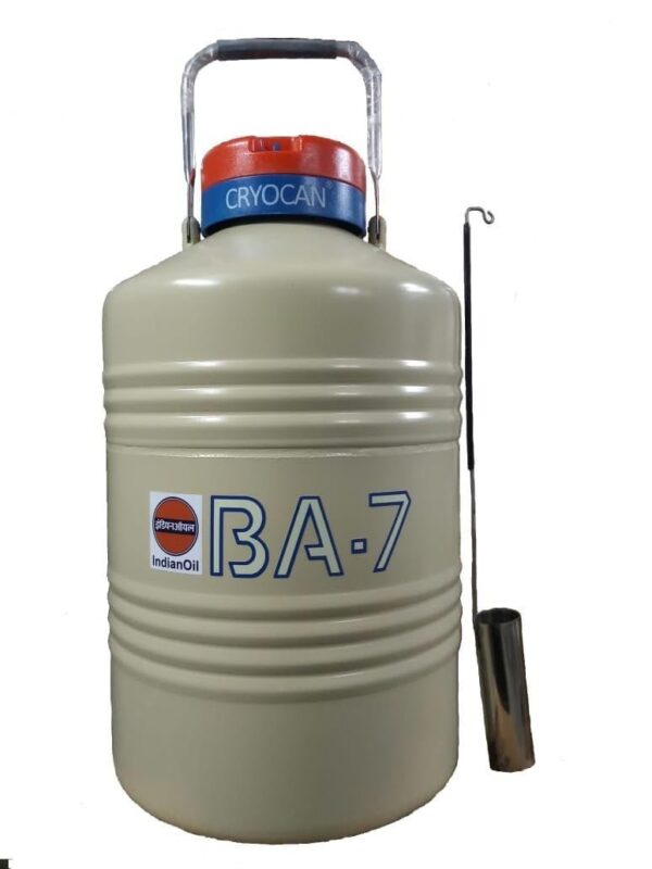 Portable Liquid Nitrogen Container 7.9 Liters Cryocan BA-7 - Image 4