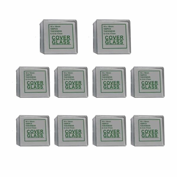 Apex Labs® Laboratory Microscopic Cover Glass 18X18 Square