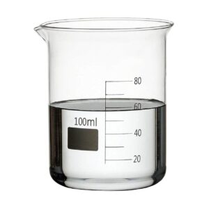 Laboratory Borosilicate Glass Beaker 100 ML with Spout