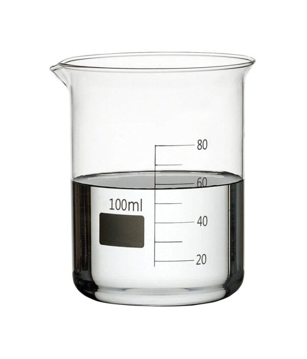 Laboratory Borosilicate Glass Beaker 100 ML with Spout
