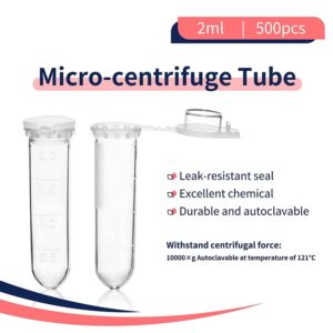 Laboratory Microcentrifuge Tubes 2.0 ML