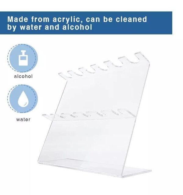 Apex Labs® Laboratory Pipette Holder Stand Transparent - Image 2