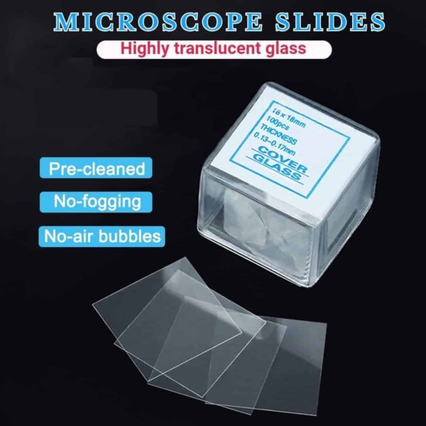 Apex Labs® Laboratory Microscopic Cover Glass 18X18 Square - Image 5