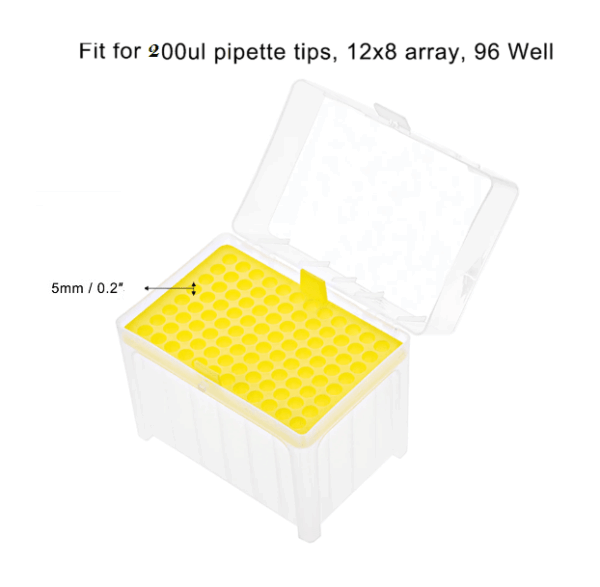 Apex Labs® Rack for 200ul tips for 96 wells - Image 5